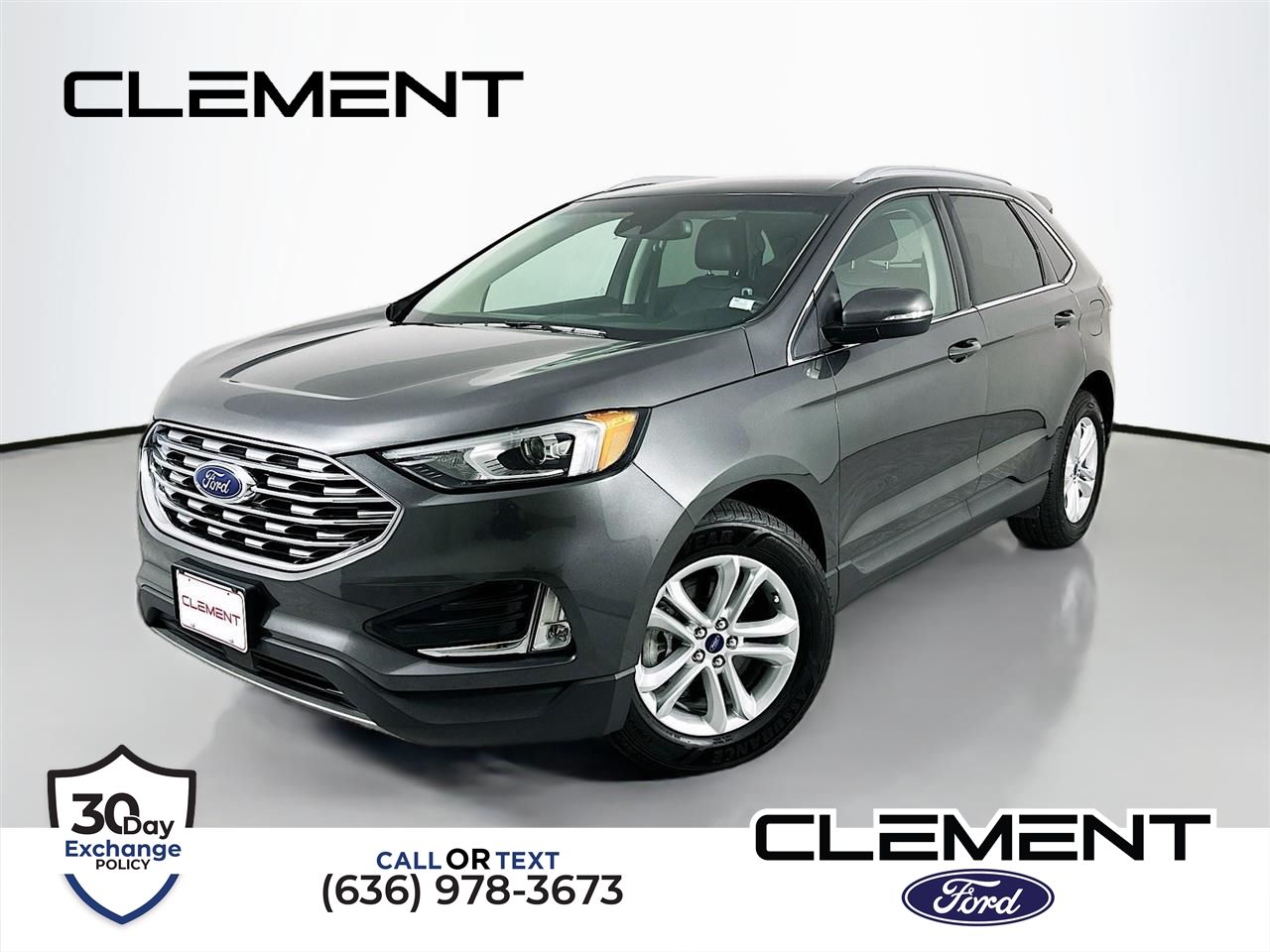 Gray (Magnetic) 2020 Ford Edge SEL AWD SUV / Crossover All-Wheel Drive 8-Speed Automatic