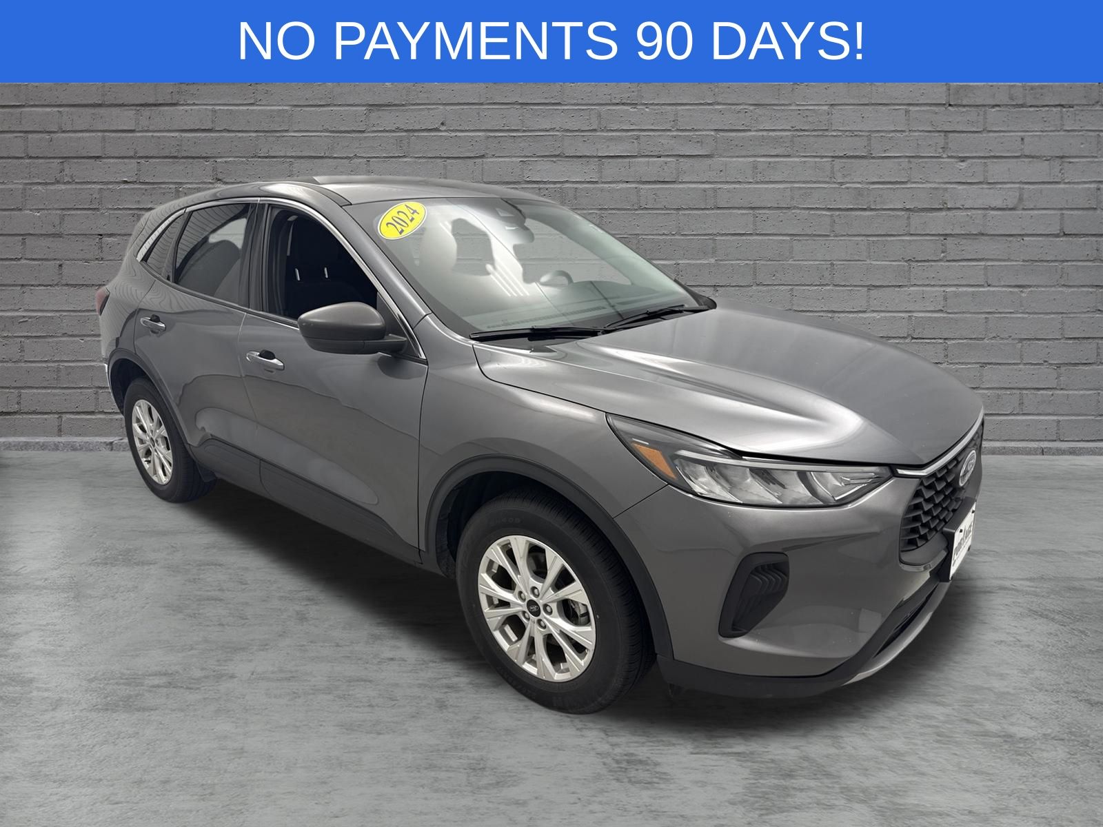 Gray Metallic 2024 Ford Escape SUV / Crossover All-Wheel Drive 8-Speed Automatic