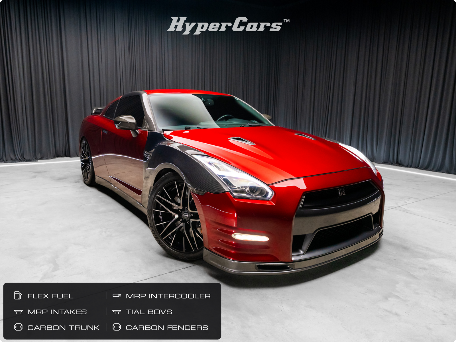 Solid Red 2014 Nissan GT-R Premium Coupe All-Wheel Drive 6-Speed Automatic