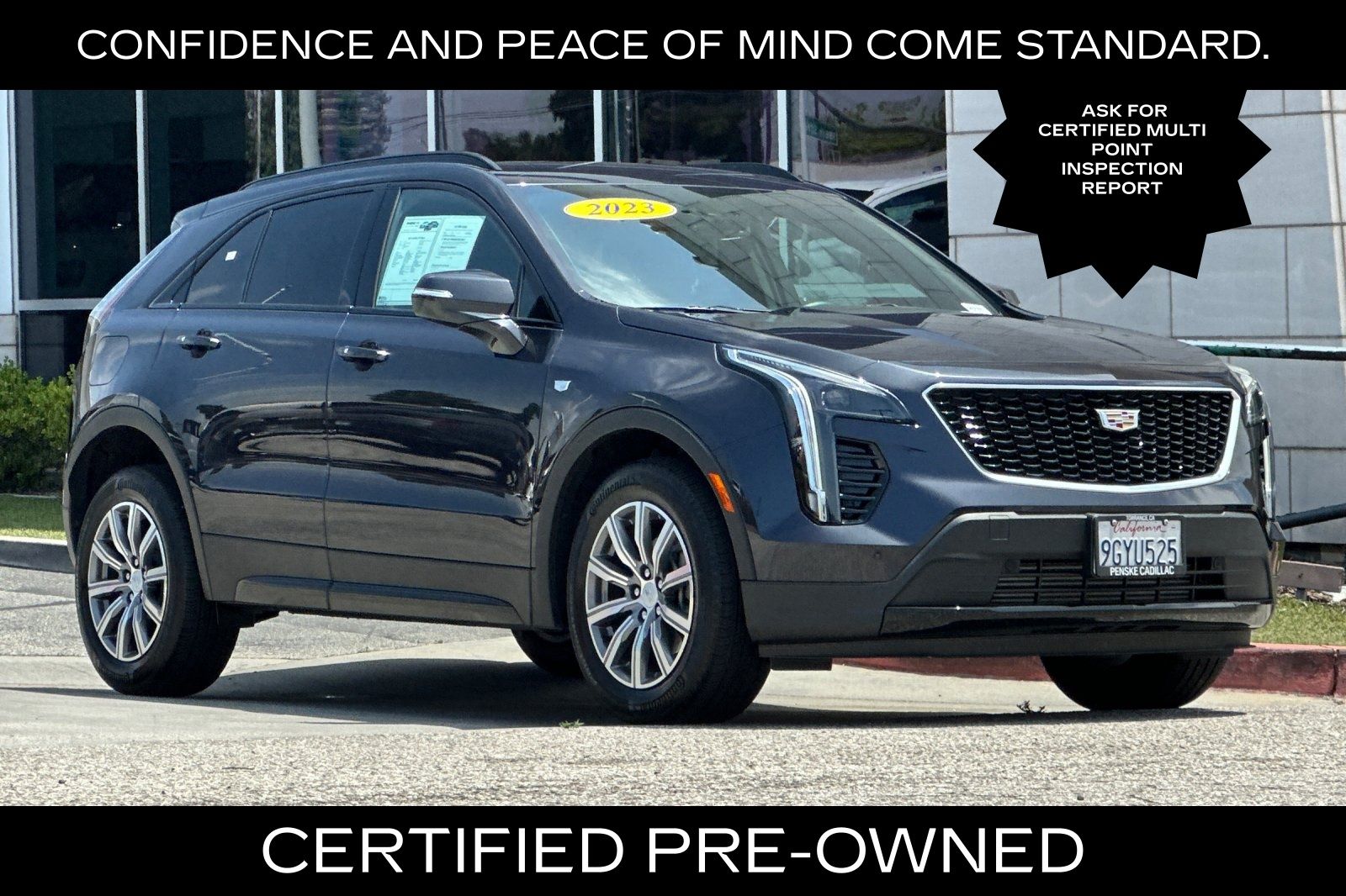 Galactic Gray Metallic 2023 Cadillac XT4 SUV / Crossover Front-Wheel Drive 9-Speed Automatic