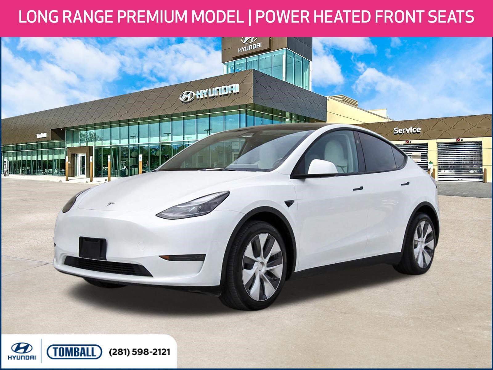 White 2023 Tesla Model Y SUV / Crossover All-Wheel Drive 1-Speed Automatic