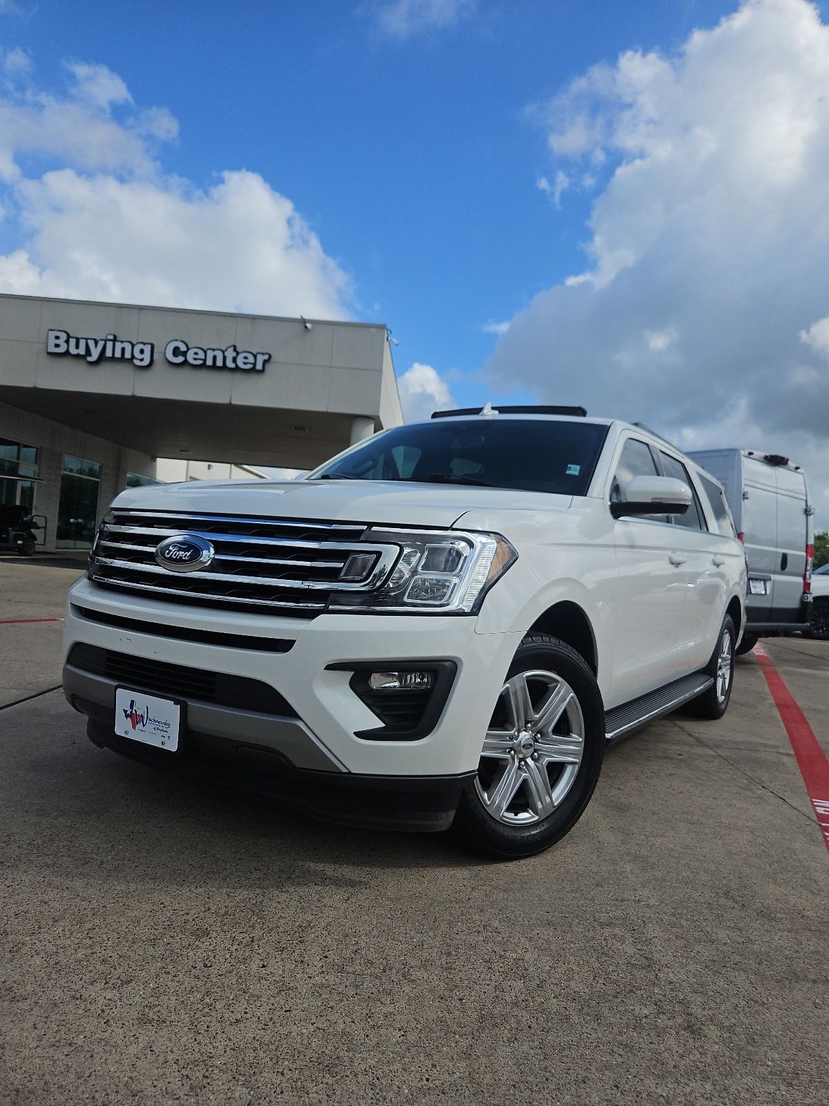 2021 Ford Expedition Max XLT White at Classic Chevrolet Galveston