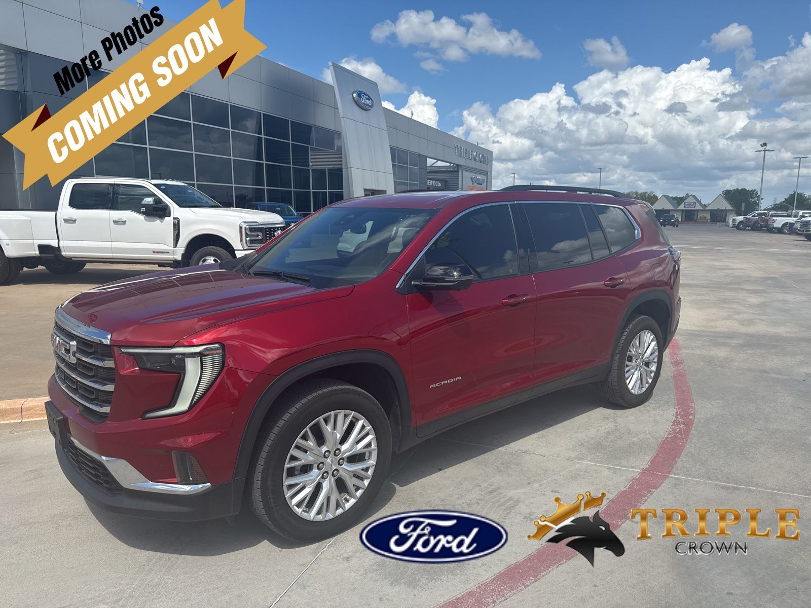 Volcanic Red Tintcoat 2024 GMC Acadia Elevation FWD SUV / Crossover Front-Wheel Drive 8-Speed Automatic