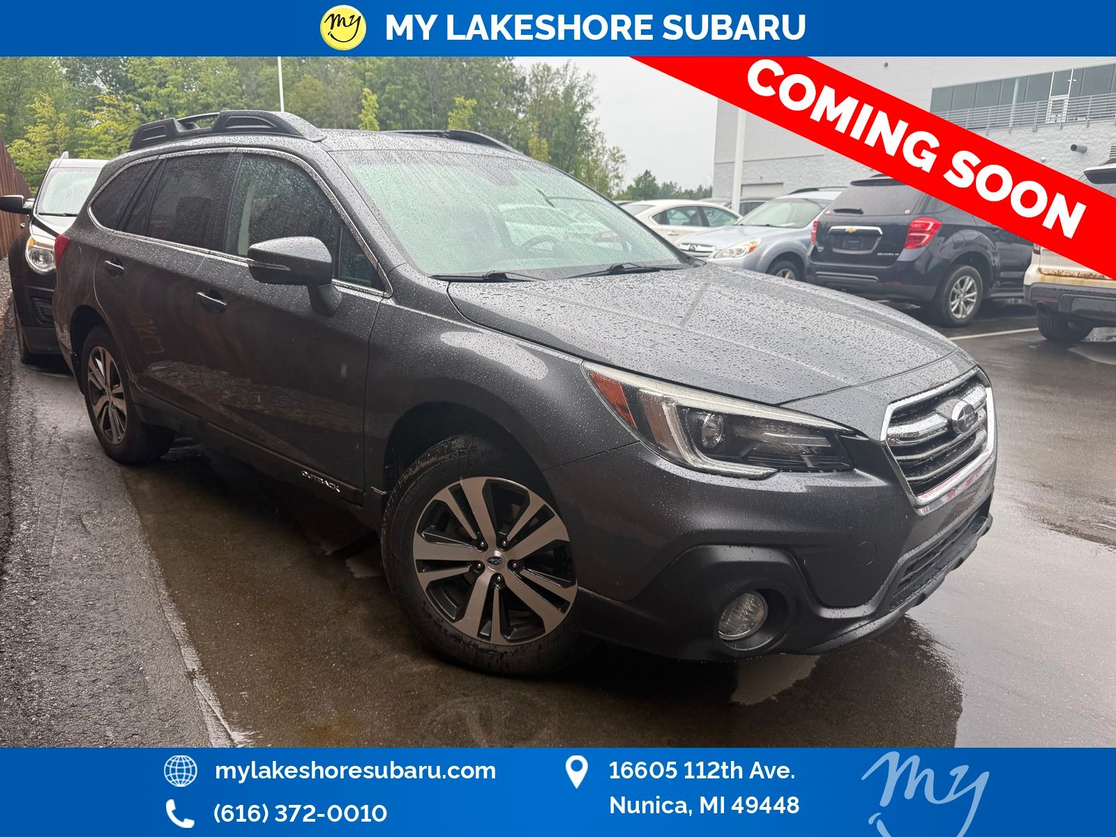 Magnetite Gray Metallic 2019 Subaru Outback Wagon All-Wheel Drive Continuously Variable Transmission