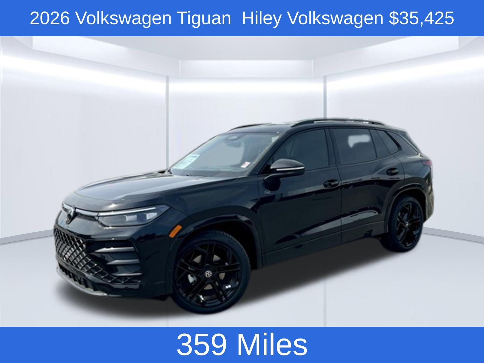 Deep Black Pearl 2026 Volkswagen Tiguan SUV / Crossover Front-Wheel Drive 8-Speed Automatic