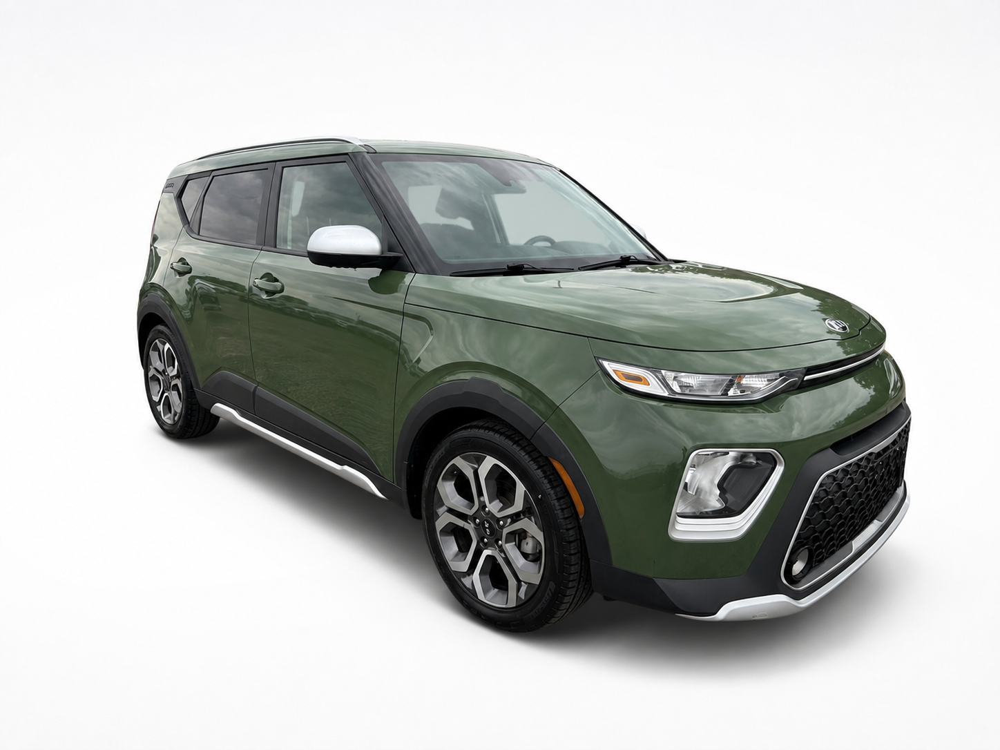 Undercover Green 2021 Kia Soul SUV / Crossover Front-Wheel Drive Continuously Variable Transmission