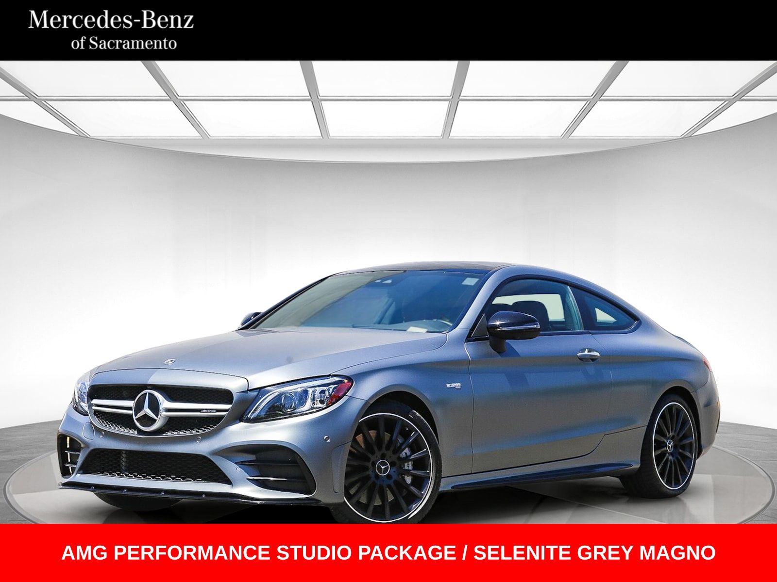 MANUFAKTUR Selenite Gray Magno 2022 Mercedes-Benz C-Class Coupe All-Wheel Drive 9-Speed Automatic