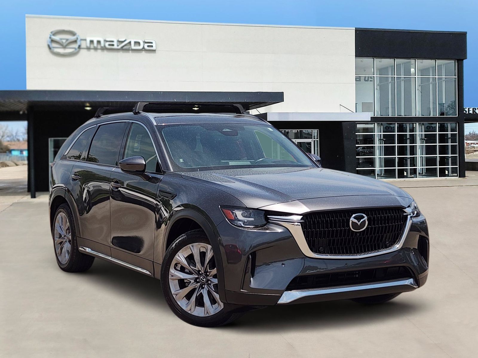 Machine Gray Metallic 2024 Mazda CX-90 SUV / Crossover All-Wheel Drive 8-Speed Automatic