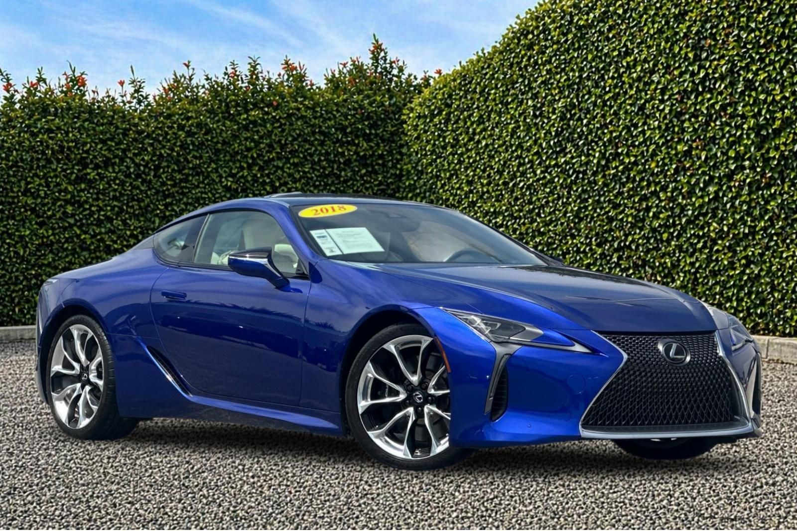 Structural Blue 2018 Lexus LC Coupe Rear-Wheel Drive Automatic