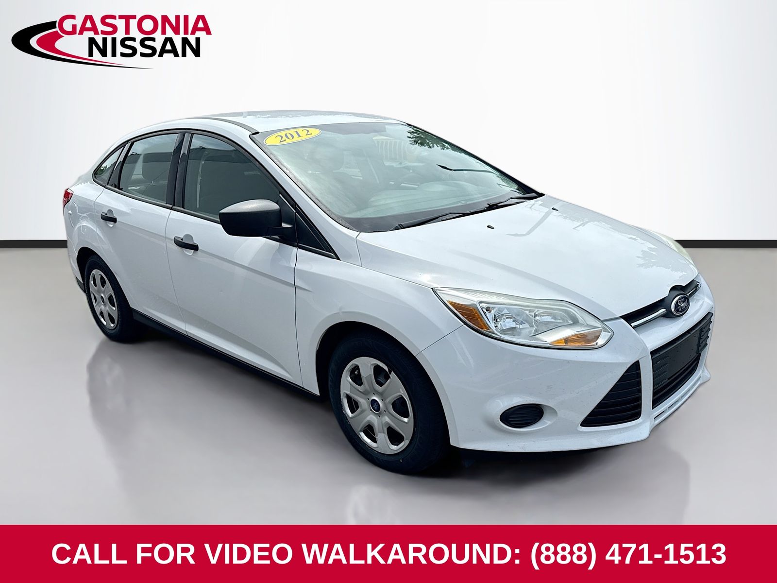 Oxford White 2012 Ford Focus S Sedan Front-Wheel Drive 5-Speed Manual