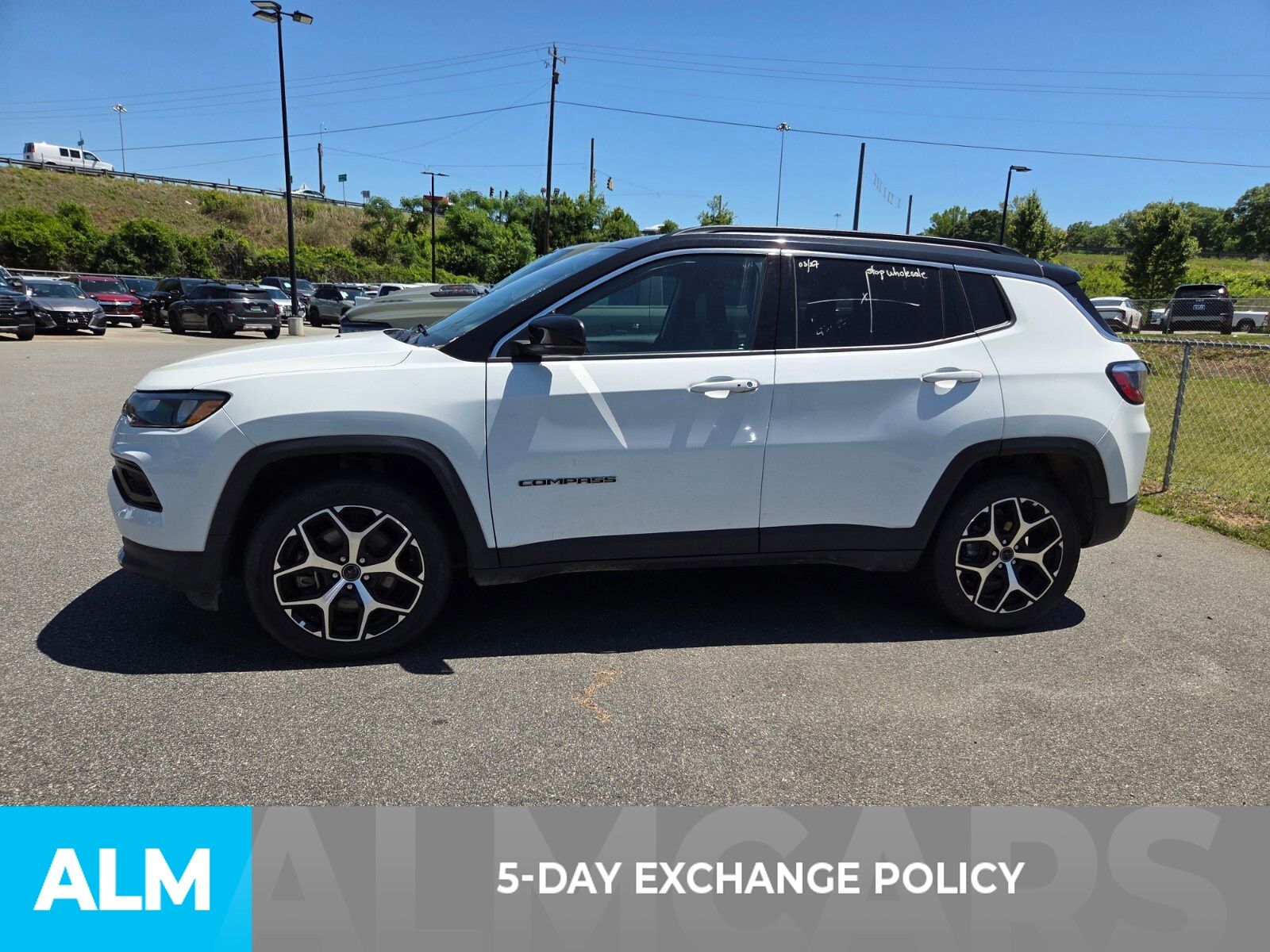 Used 2025 Bright White Clearcoat Jeep Limited image 4