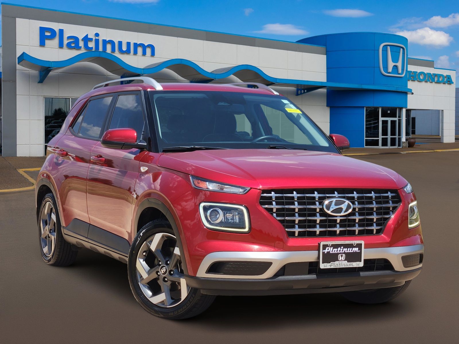 Ultimate Red 2024 Hyundai Venue SUV / Crossover Front-Wheel Drive Continuously Variable Transmission