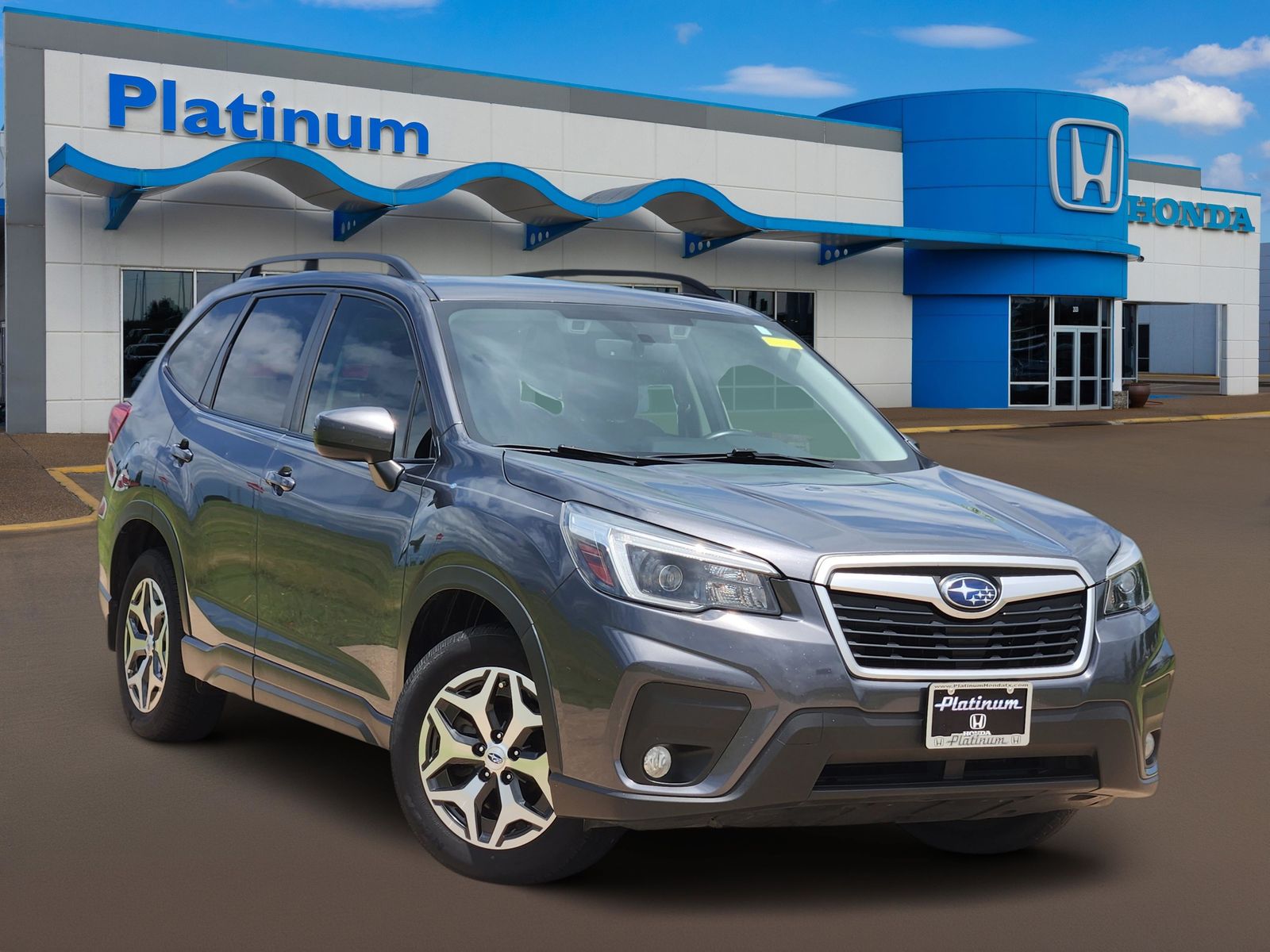 Magnetite Gray Metallic 2021 Subaru Forester SUV / Crossover All-Wheel Drive Continuously Variable Transmission