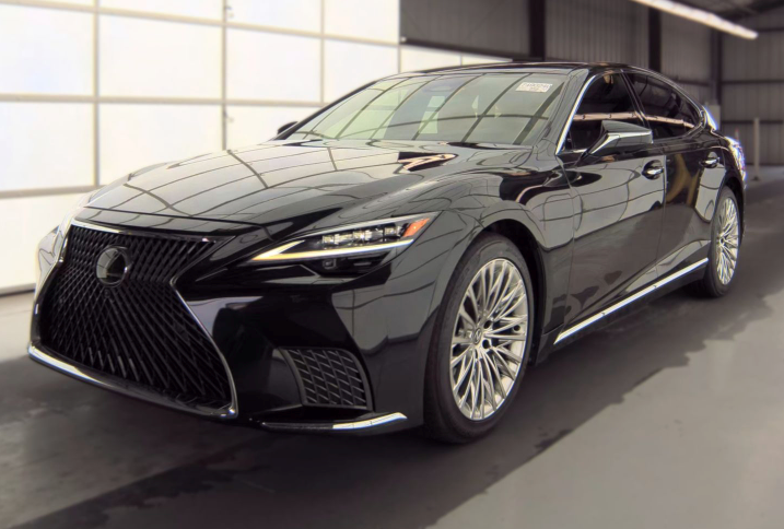 Black (Caviar) 2024 Lexus LS Sedan Rear-Wheel Drive Automatic