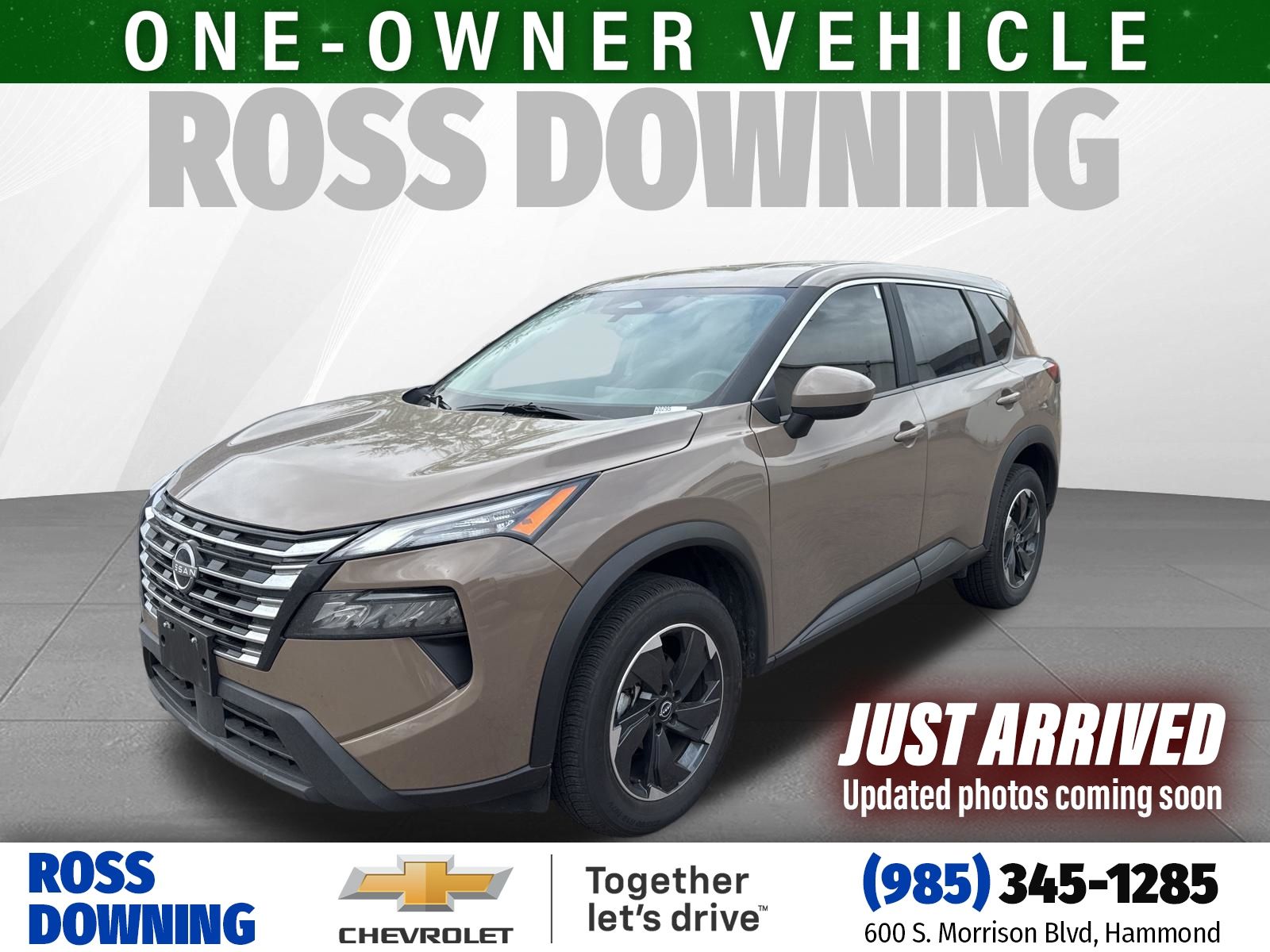 Baja Storm Metallic 2025 Nissan Rogue SV AWD SUV / Crossover All-Wheel Drive Continuously Variable Transmission