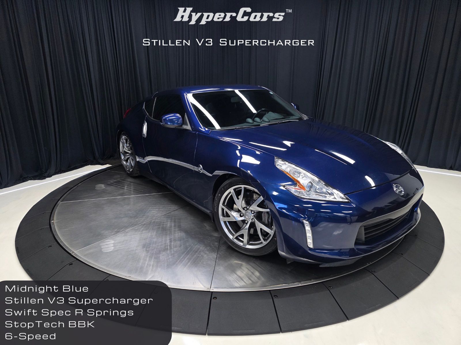 Midnight Blue Metallic 2013 Nissan 370Z Base Coupe Rear-Wheel Drive 6-Speed Manual