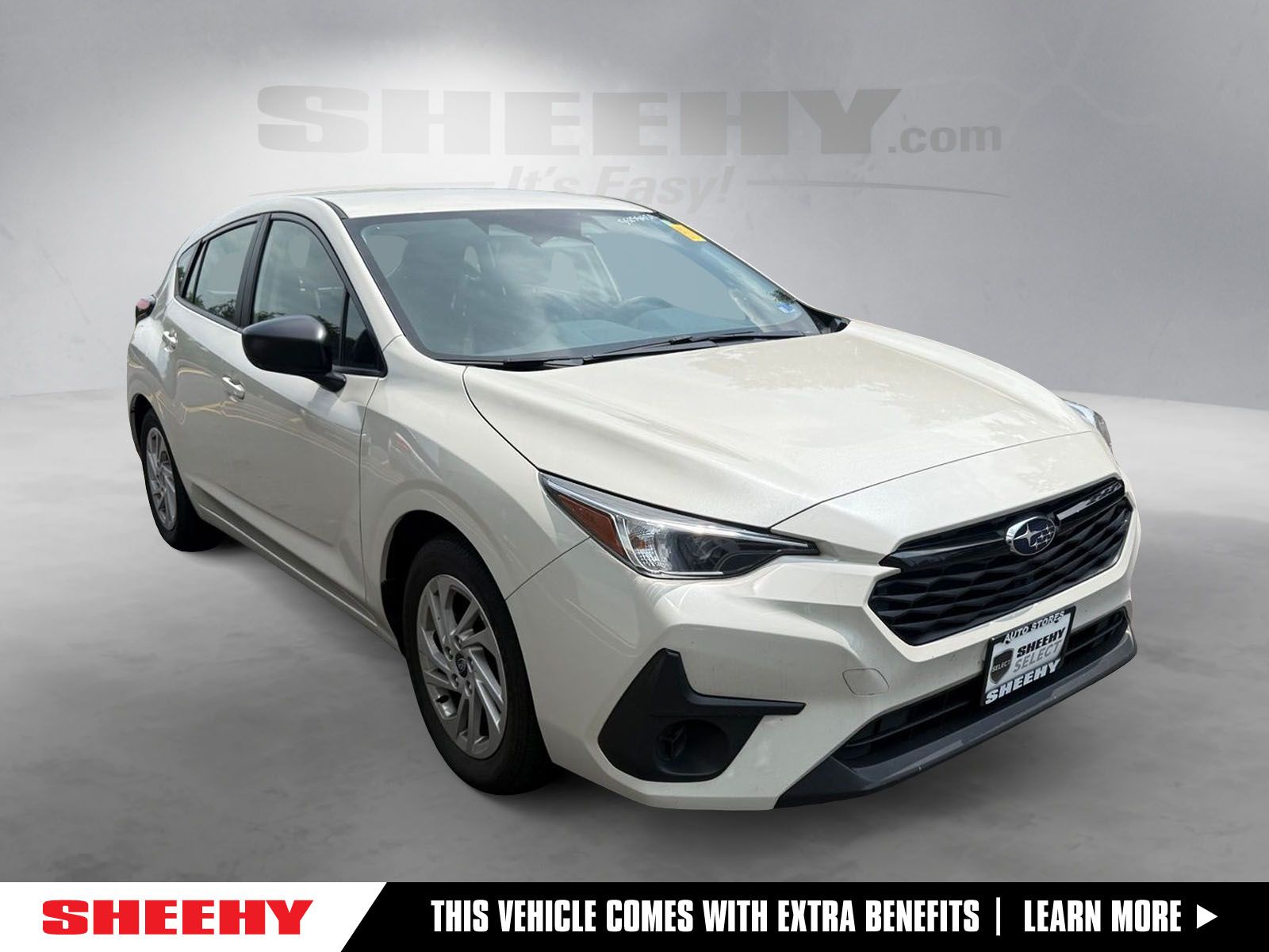 Crystal White Pearl 2024 Subaru Impreza Wagon All-Wheel Drive Continuously Variable Transmission