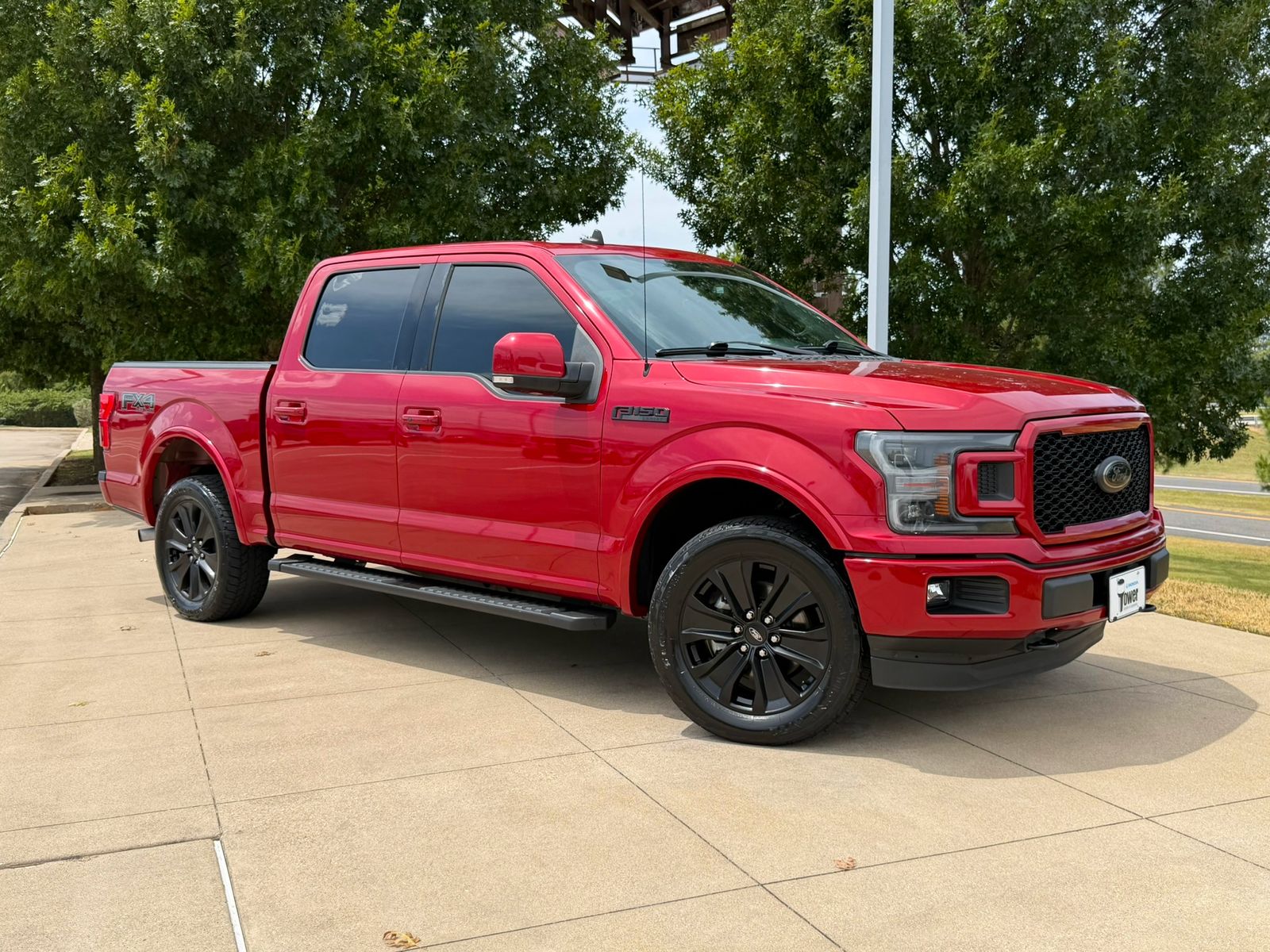 Red 2020 Ford F-150 Pickup Truck Four-Wheel Drive Automatic