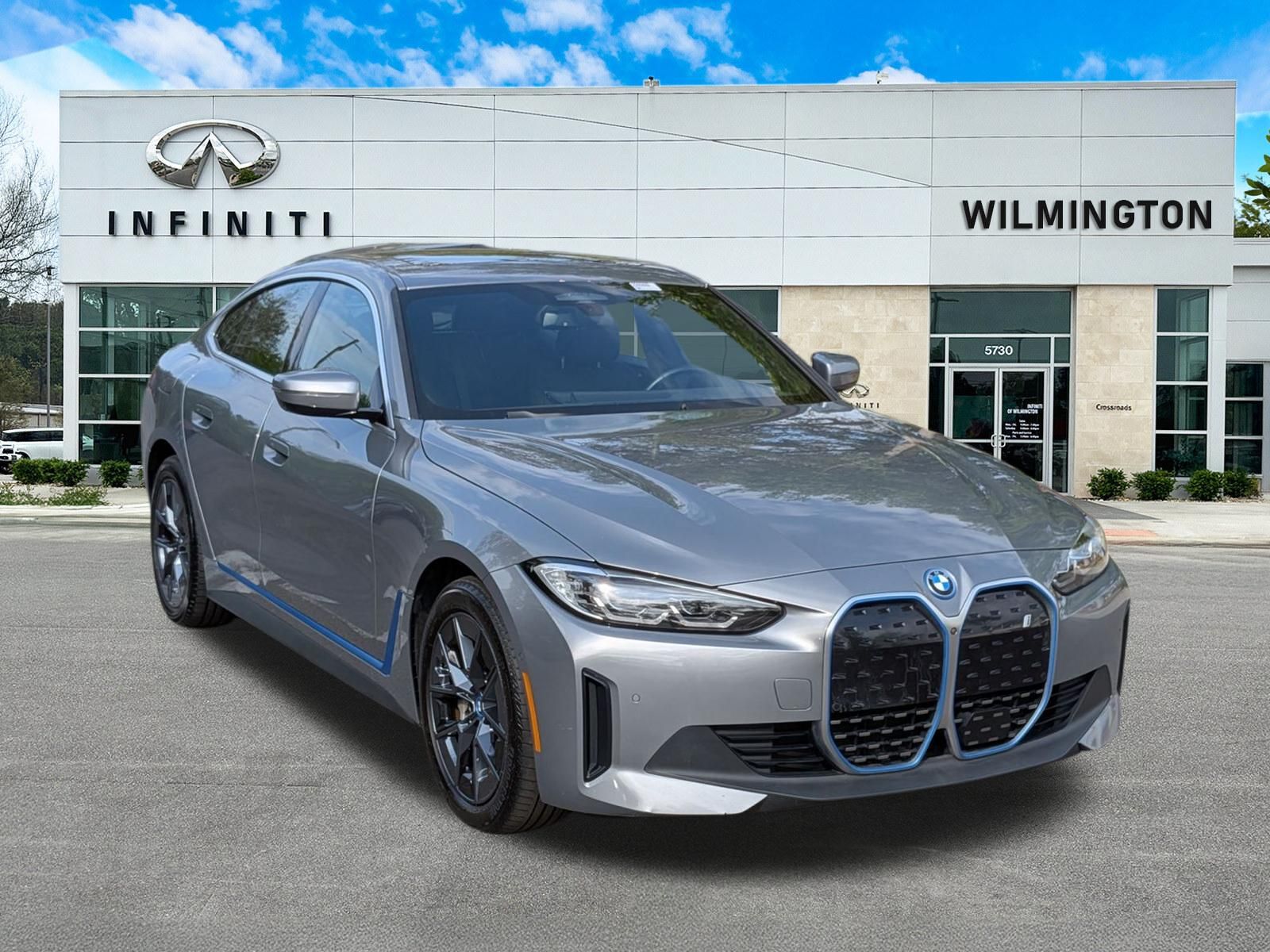 Skyscraper Gray Metallic 2024 BMW i4 eDrive40 Gran Coupe FWD Sedan Rear-Wheel Drive Automatic