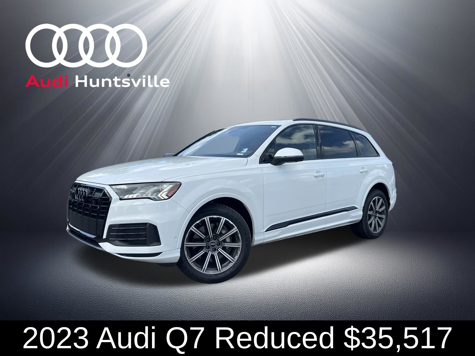Carrara White 2023 Audi Q7 SUV / Crossover All-Wheel Drive 8-Speed Automatic