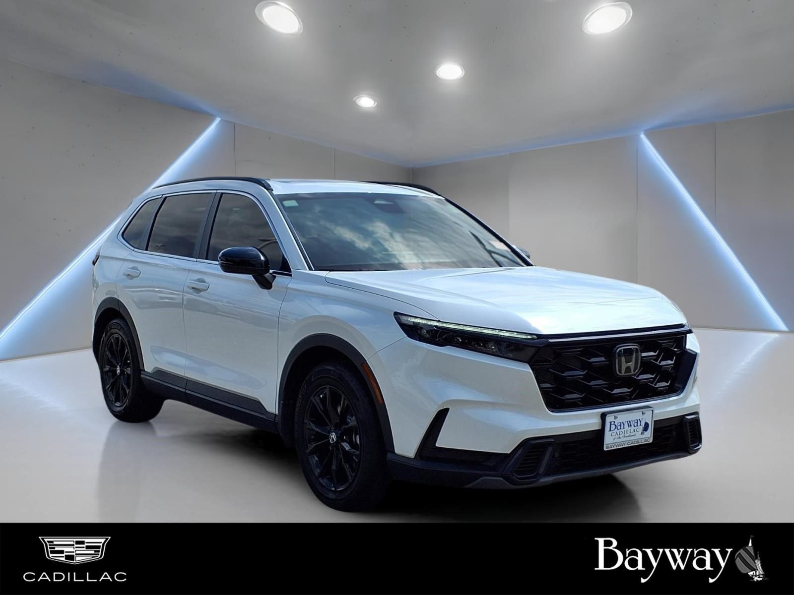 2025 Honda CR-V Hybrid Sport-L Silver at DeMontrond Gulf Freeway