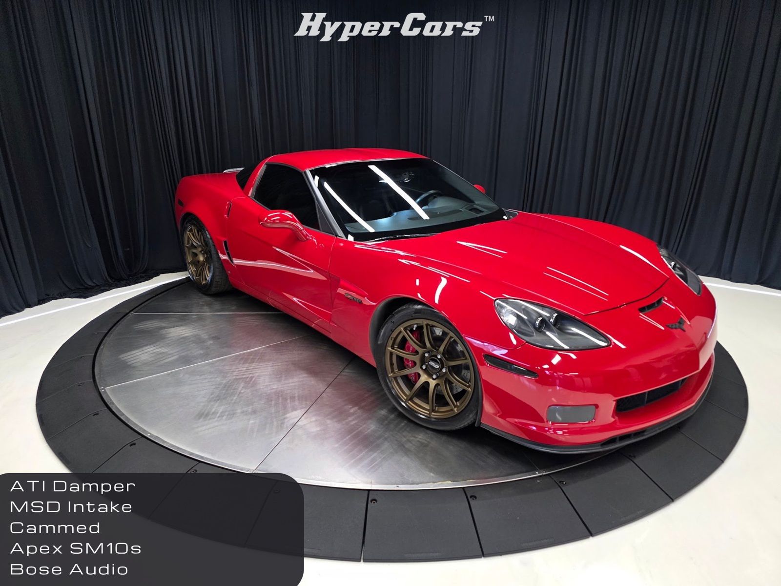 Victory Red 2007 Chevrolet Corvette Z06 Coupe RWD Coupe Rear-Wheel Drive 6-Speed Manual