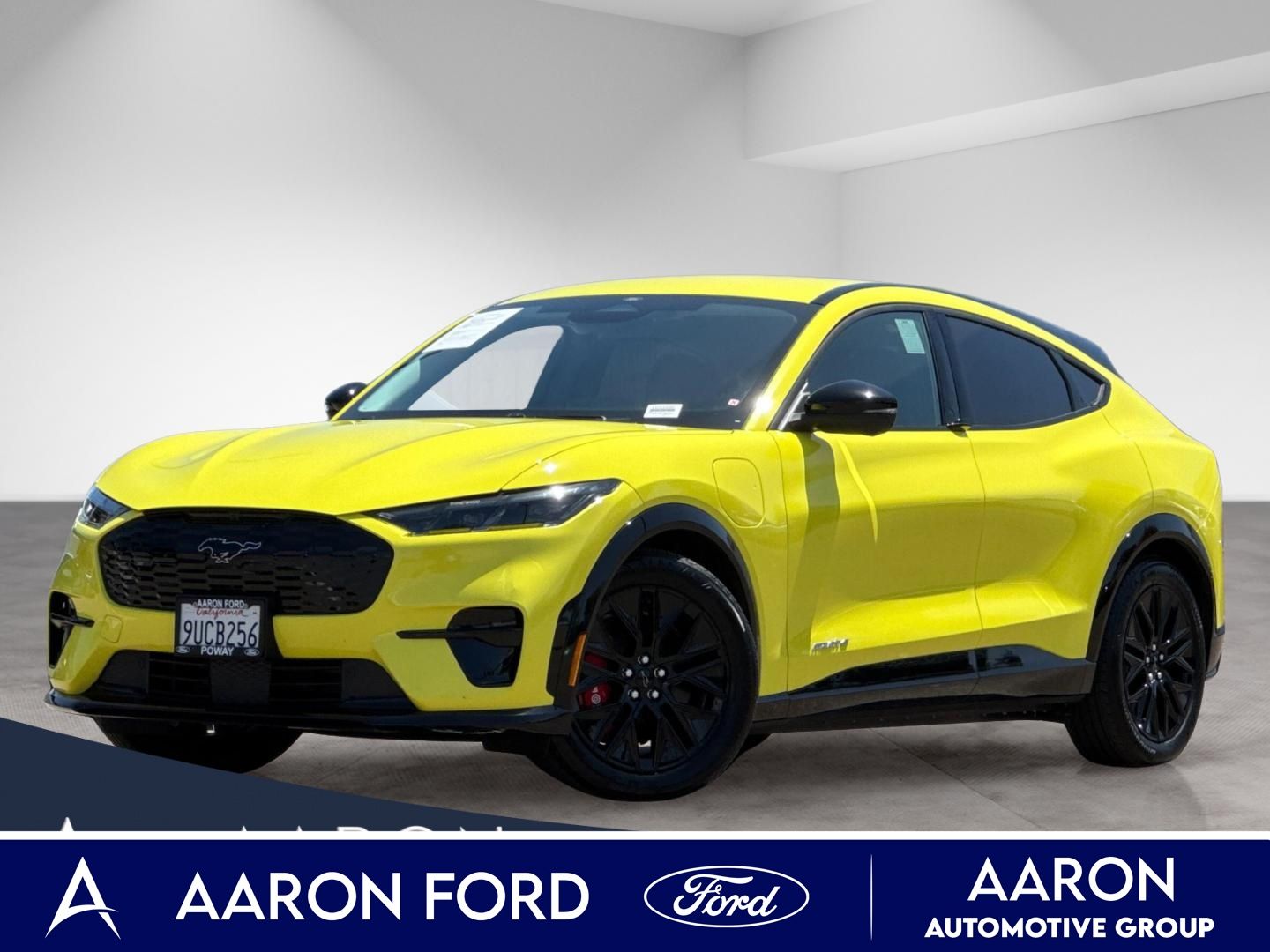 Yellow 2025 Ford Mustang Mach-E SUV / Crossover Rear-Wheel Drive Automatic