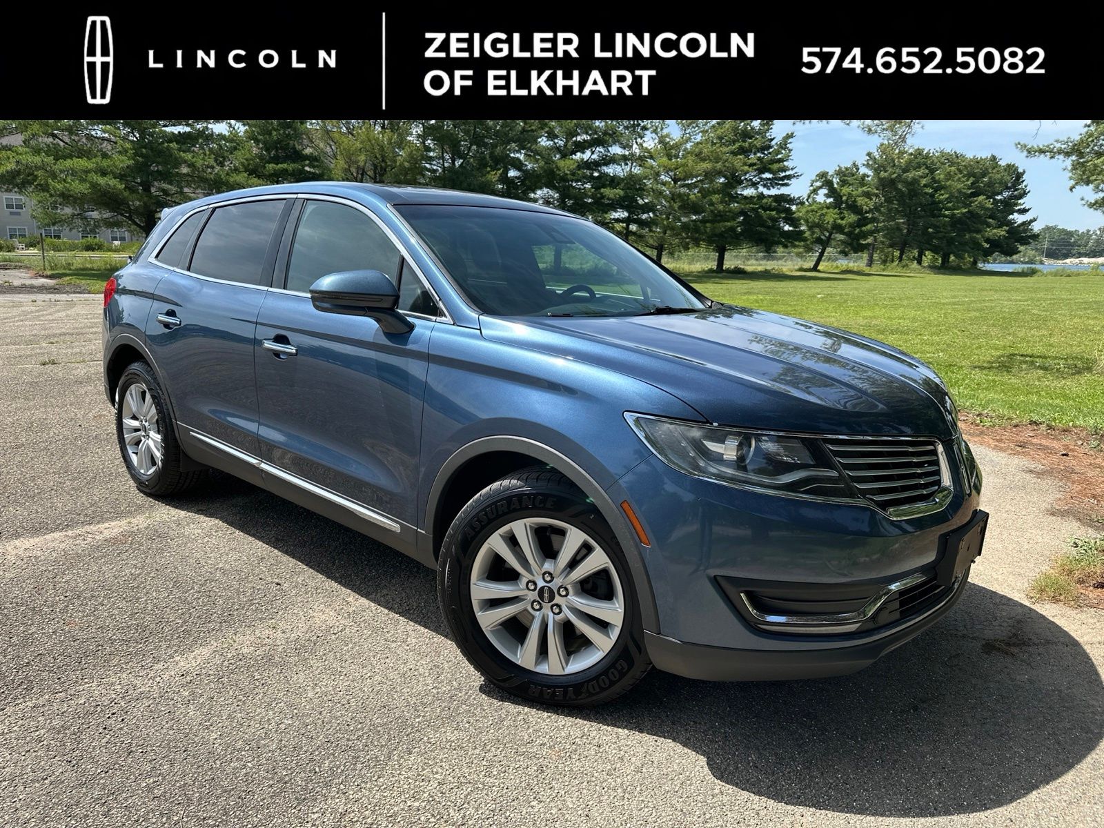 Blue 2018 Lincoln MKX SUV / Crossover All-Wheel Drive 6-Speed Automatic
