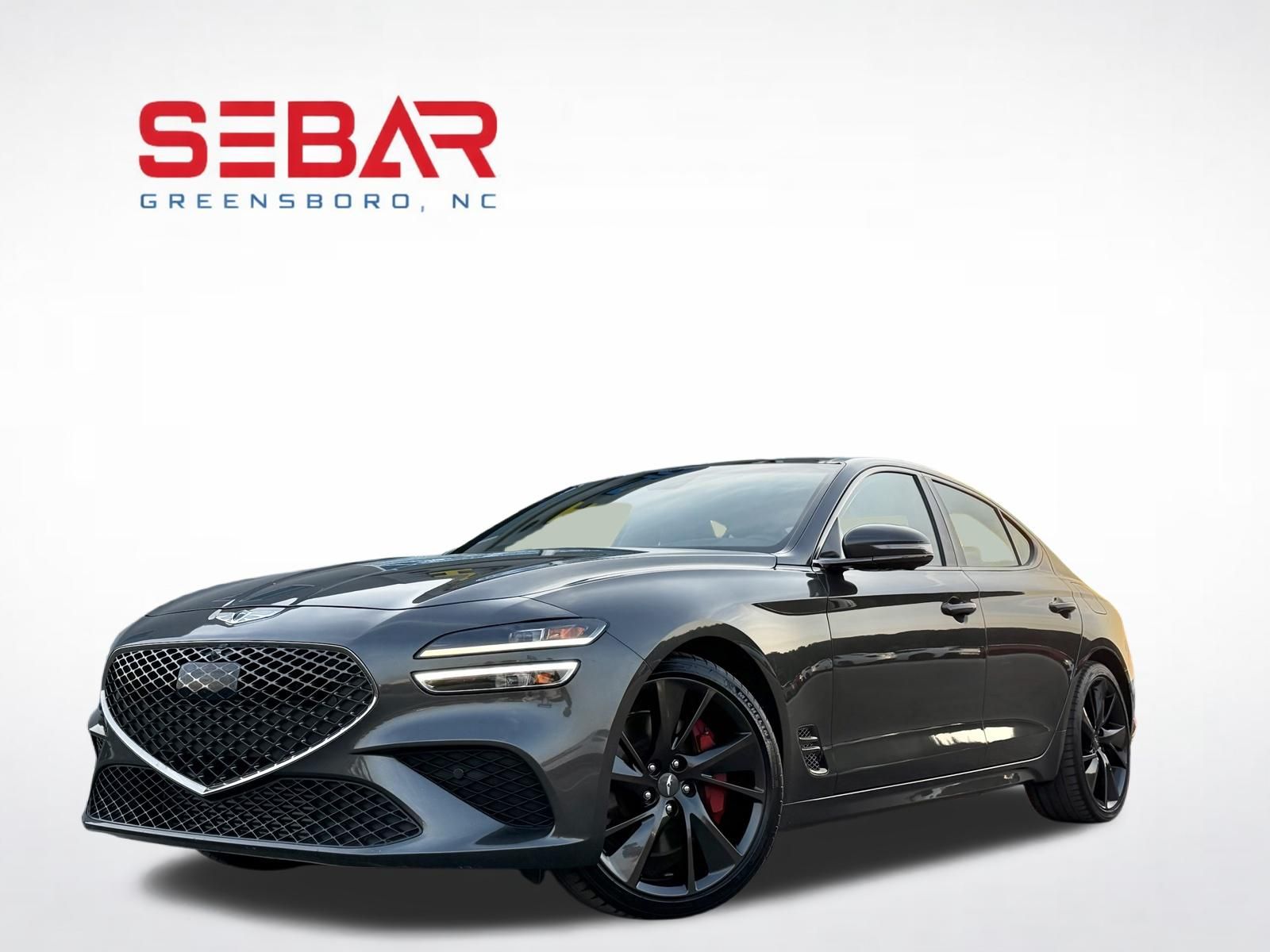 Makalu Gray 2022 Genesis G70 Sedan Rear-Wheel Drive 8-Speed Automatic