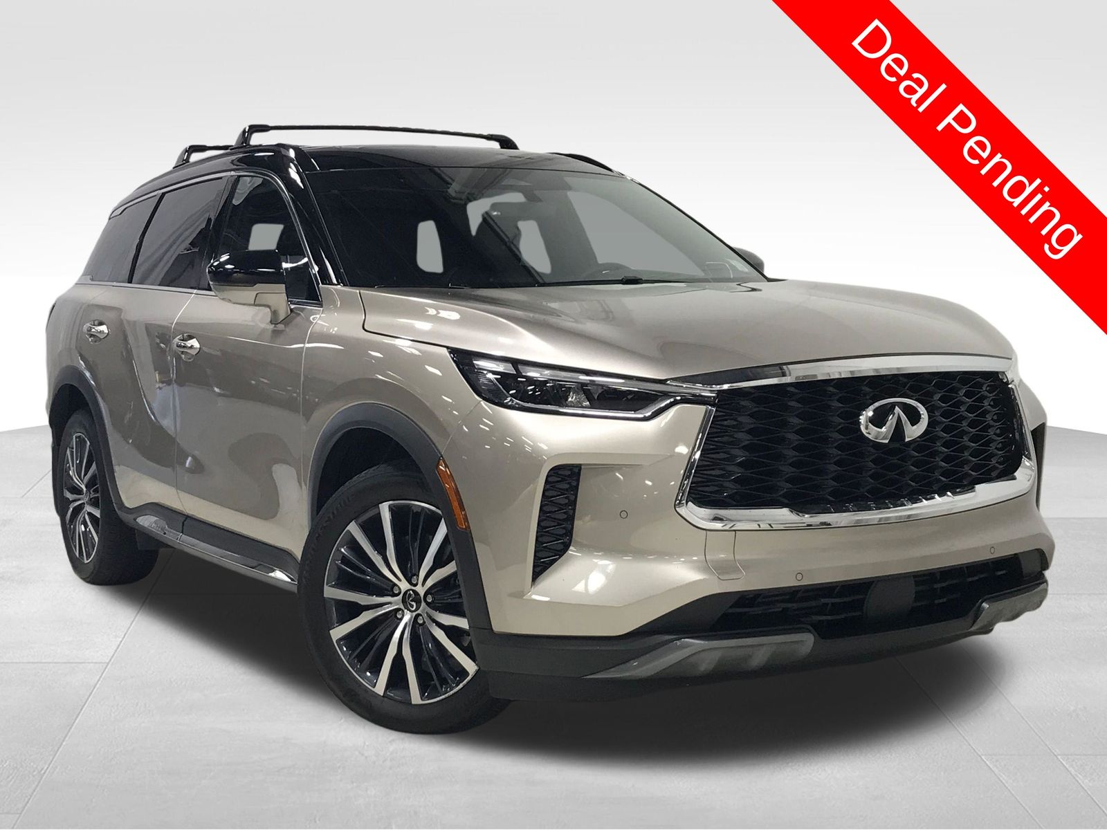 Warm Titanium/Black Obsidian 2025 INFINITI QX60 Autograph AWD SUV / Crossover All-Wheel Drive 9-Speed Automatic