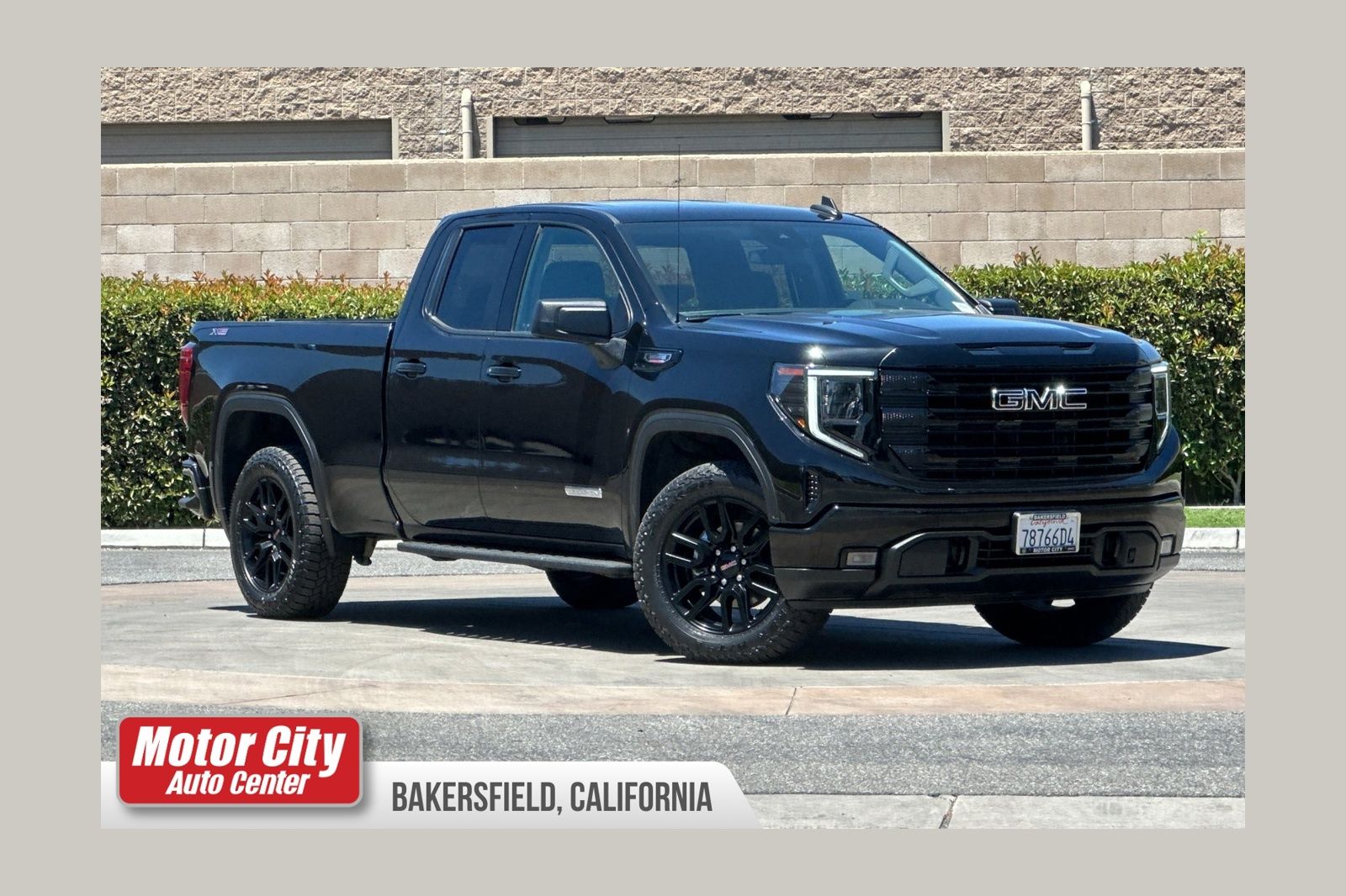 Onyx Black 2023 GMC Sierra 1500 Pickup Truck Four-Wheel Drive Automatic