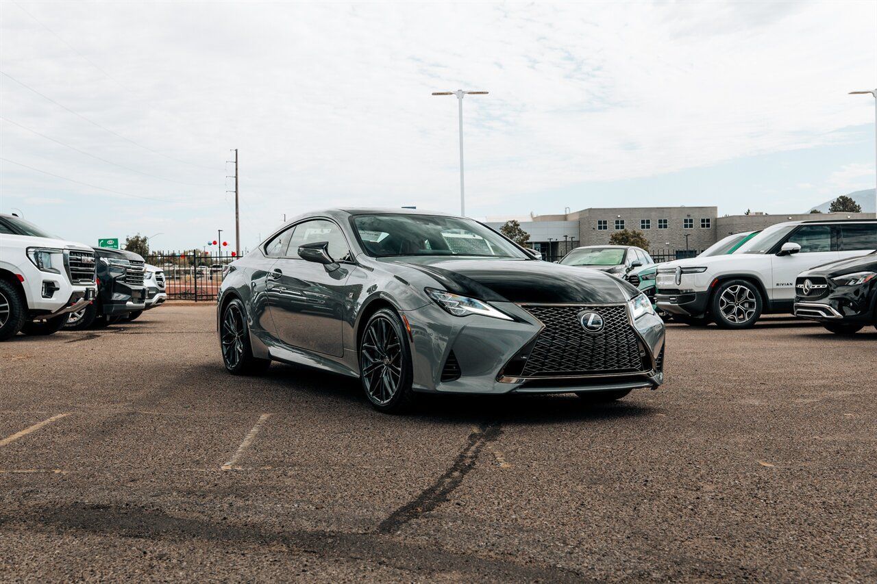 Black (Caviar) 2023 Lexus RC Coupe Rear-Wheel Drive 8-Speed Automatic