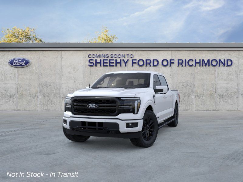 New 2026 Star White Metallic Tri-Coat Ford Lariat image 3