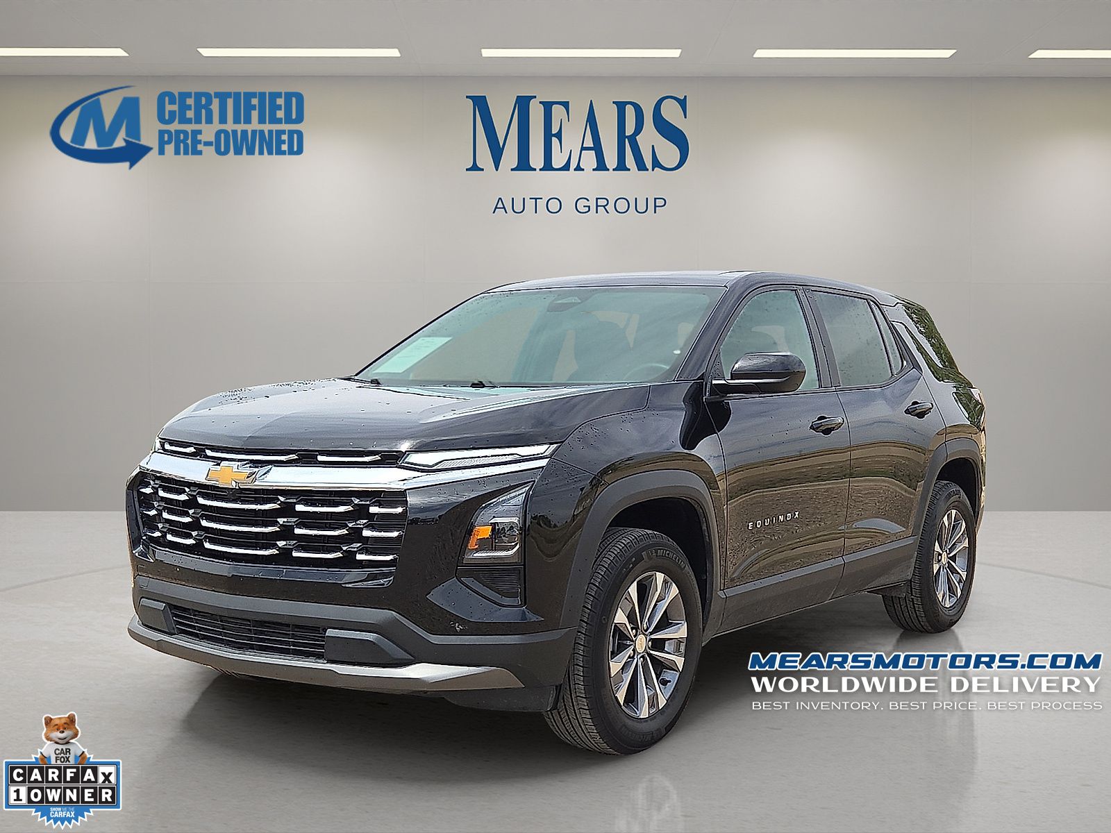 Mosaic Black Metallic 2025 Chevrolet Equinox SUV / Crossover Four-Wheel Drive 8-Speed Automatic