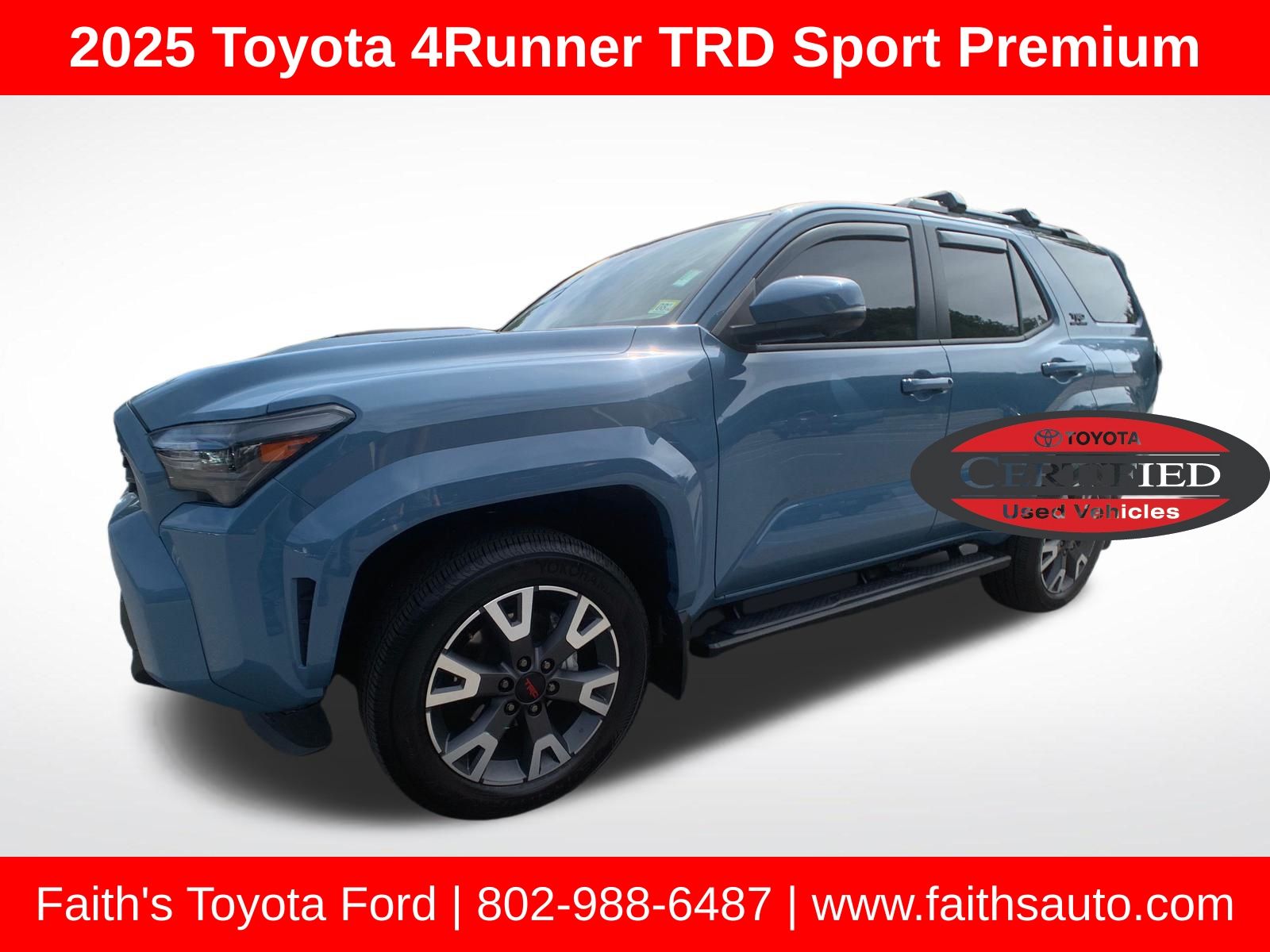 Blue 2025 Toyota 4Runner SUV / Crossover Four-Wheel Drive 8-Speed Automatic