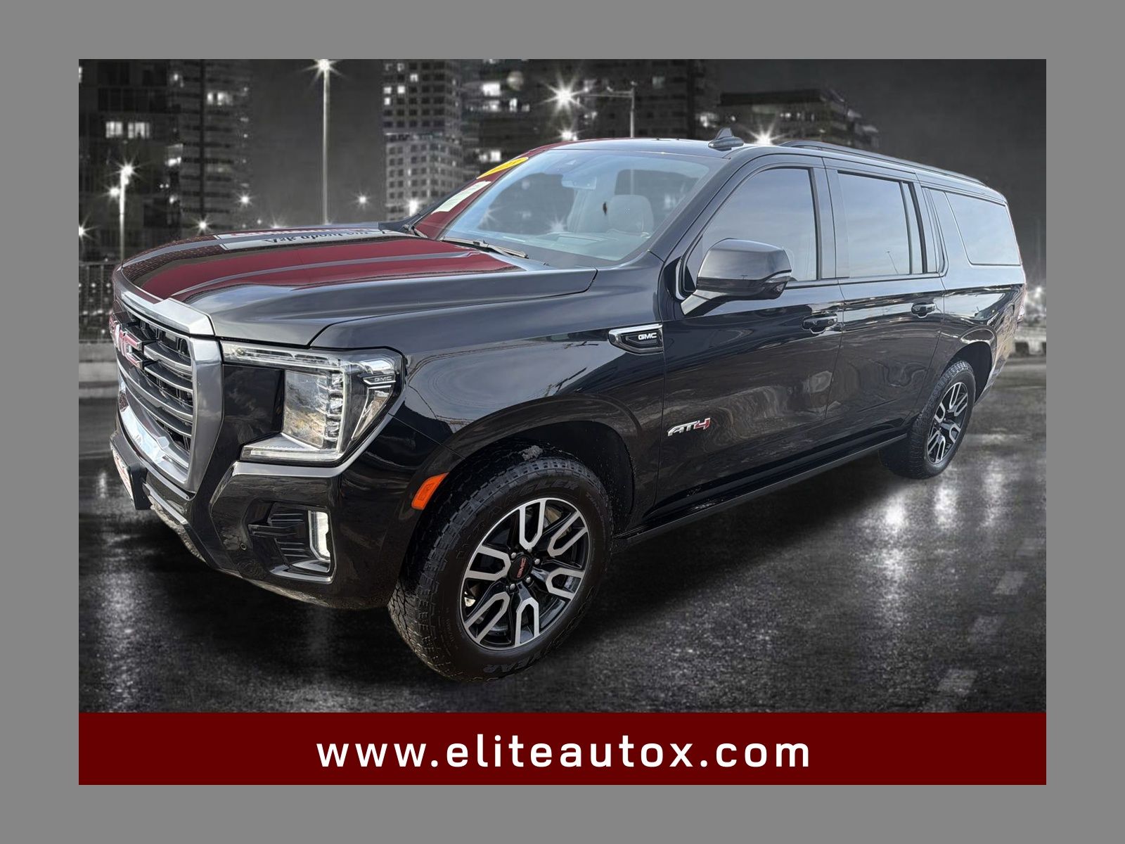 Black 2023 GMC Yukon XL SUV / Crossover Four-Wheel Drive 