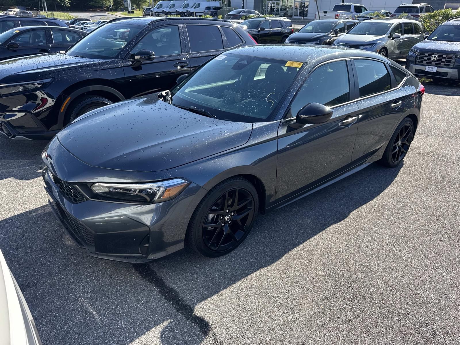 Urban Gray Pearl 2025 Honda Civic Hatchback Hatchback Front-Wheel Drive Continuously Variable Transmission
