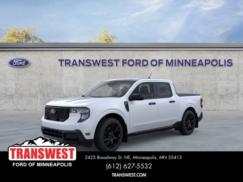 White Metallic 2025 Ford Maverick Pickup Truck All-Wheel Drive 8-Speed Automatic
