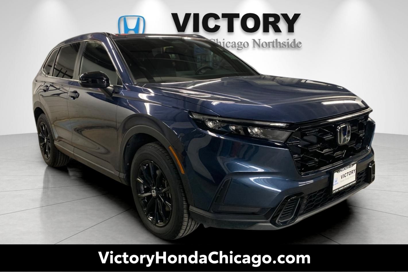 Blue 2024 Honda CR-V Hybrid Sport AWD SUV / Crossover All-Wheel Drive Continuously Variable Transmission
