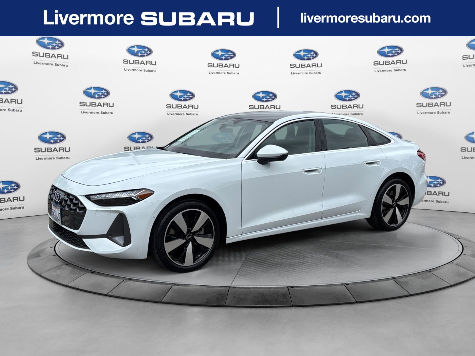 Glacier White Metallic 2025 Audi A5 quattro Premium Plus Sedan Sedan All-Wheel Drive 7-Speed Automatic