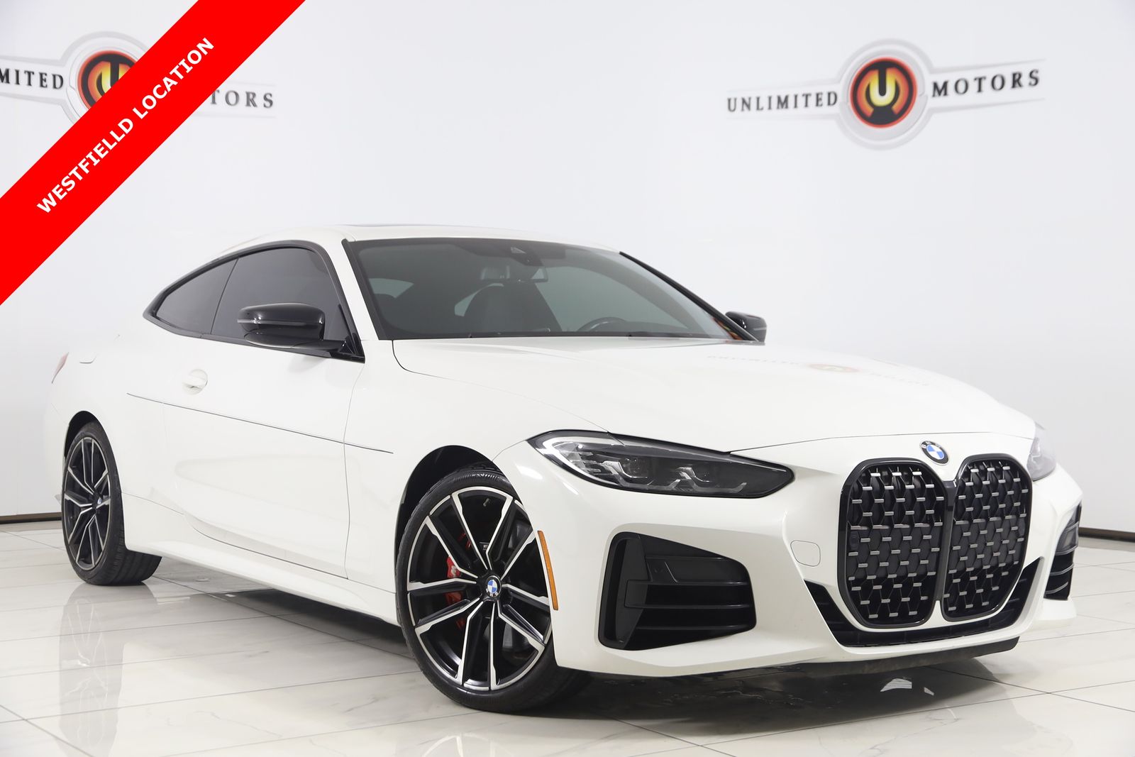 Alpine White 2021 BMW 4 Series M440i Coupe xDrive Coupe All-Wheel Drive 8-Speed Automatic