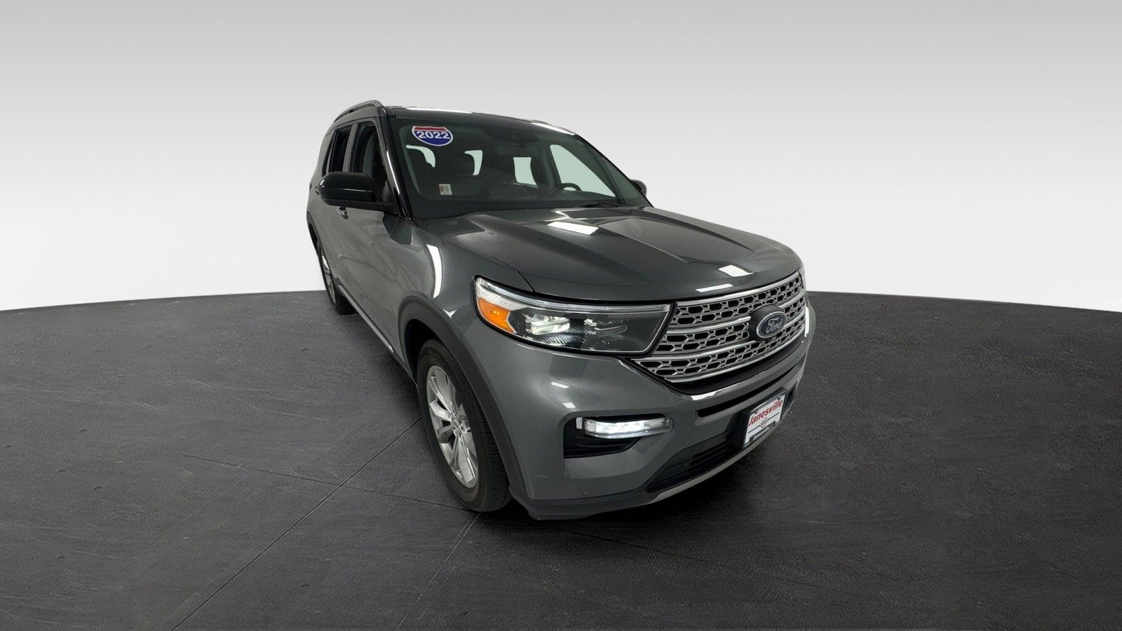 Gray Metallic 2022 Ford Explorer SUV / Crossover All-Wheel Drive Automatic