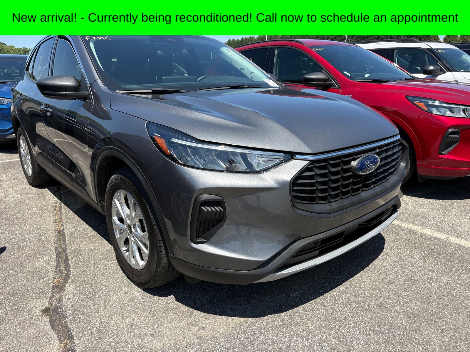 Gray Metallic 2024 Ford Escape SUV / Crossover Front-Wheel Drive 8-Speed Automatic