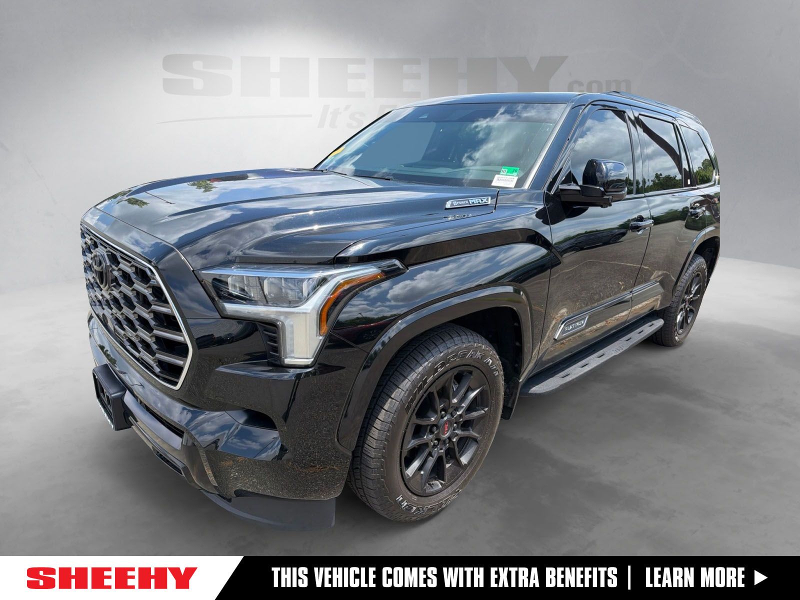 Midnight Black Metallic 2025 Toyota Sequoia SUV / Crossover Four-Wheel Drive Automatic