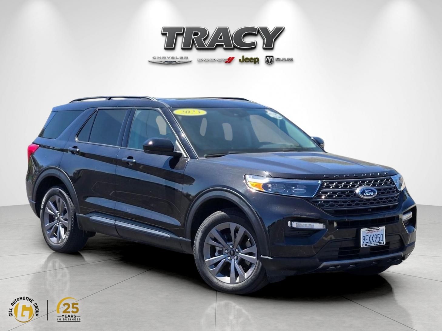Black Metallic 2023 Ford Explorer SUV / Crossover All-Wheel Drive Automatic