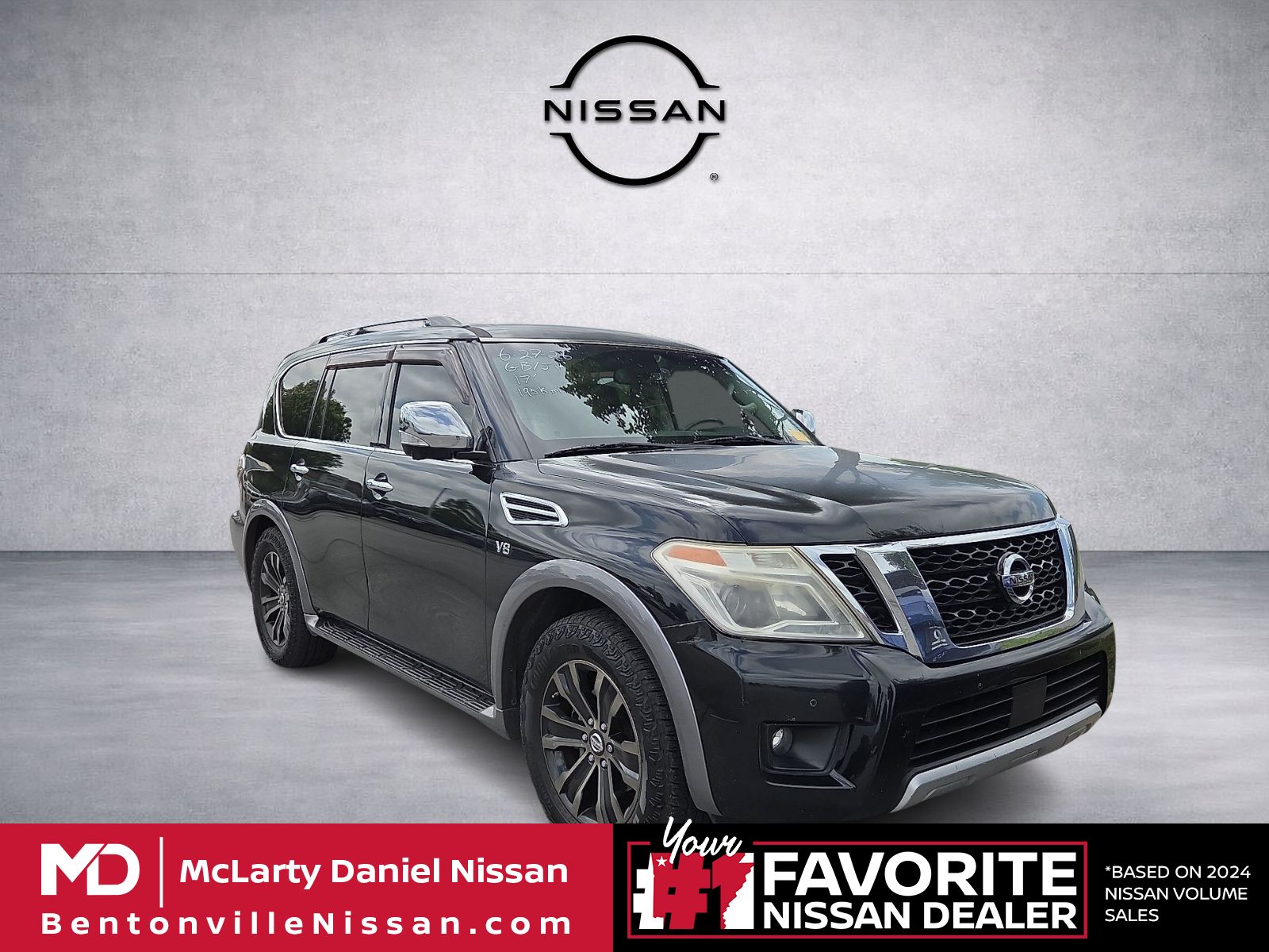 Super Black 2017 Nissan Armada SUV / Crossover Four-Wheel Drive 7-Speed Automatic