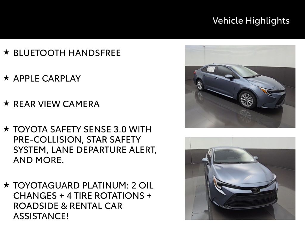 New 2026 Toyota Corolla Hybrid Sedan