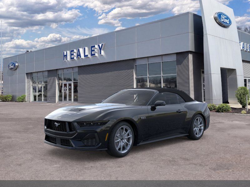 Shadow Black 2026 Ford Mustang Convertible Rear-Wheel Drive 6-Speed Manual