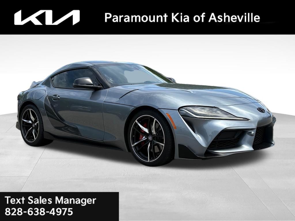 Gray 2021 Toyota Supra 3.0 RWD Coupe Rear-Wheel Drive 8-Speed Automatic
