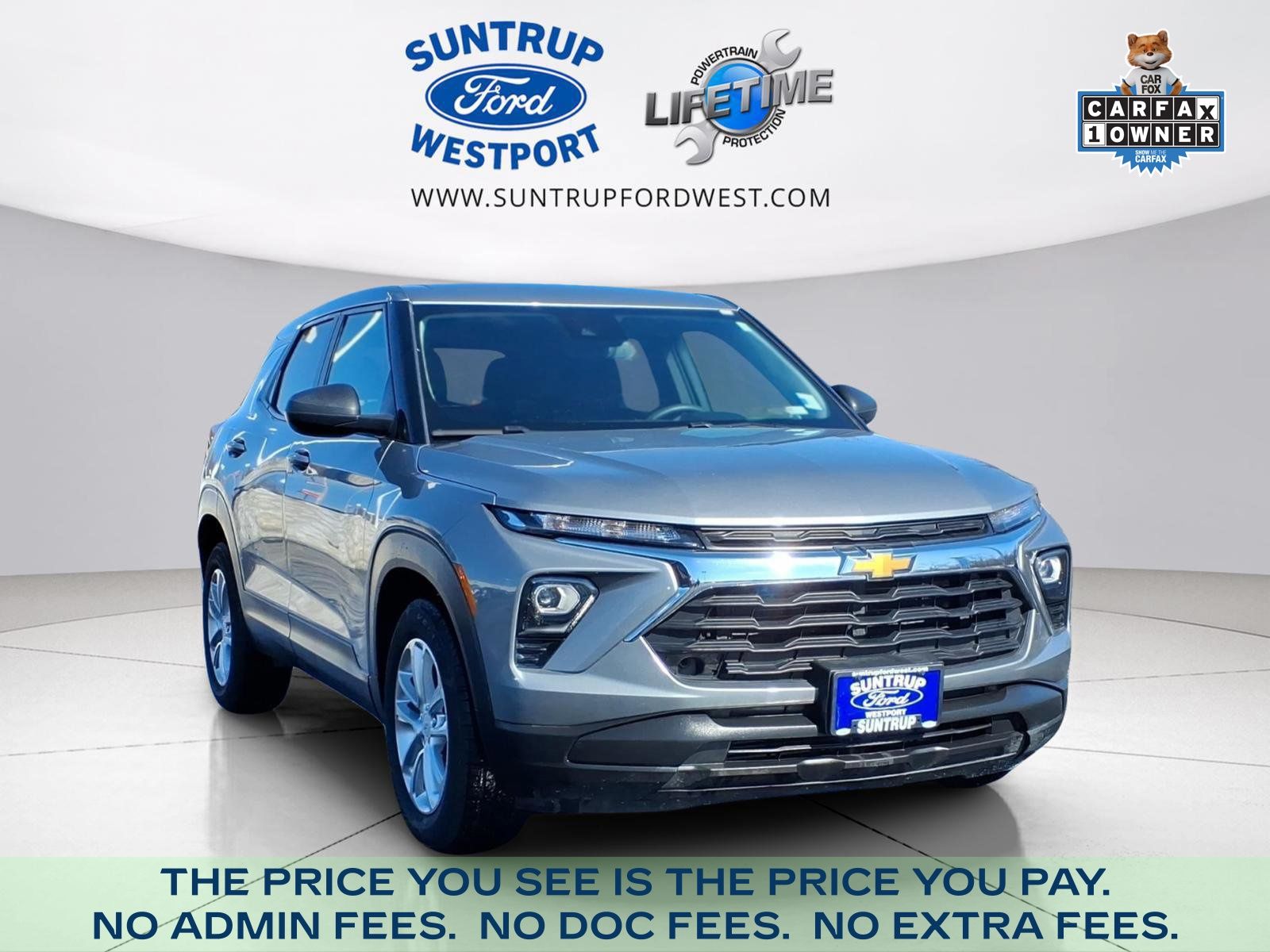 Sterling Gray Metallic 2024 Chevrolet Trailblazer LS FWD SUV / Crossover Front-Wheel Drive Continuously Variable Transmission